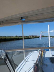 Image taken from the boat while cruising