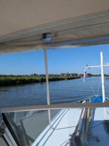 Image taken from the boat while cruising