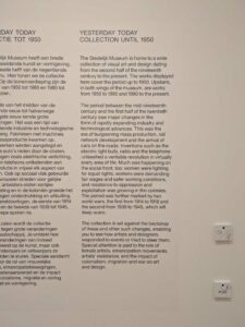 Image from the Stedelijk Museum in Amsterdam, September 2025