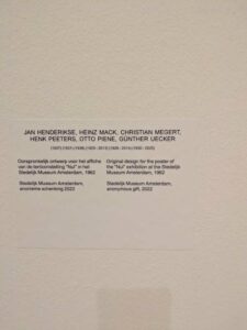 Image from the Stedelijk Museum in Amsterdam, September 2025