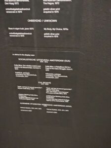 Image from the Stedelijk Museum in Amsterdam, September 2025