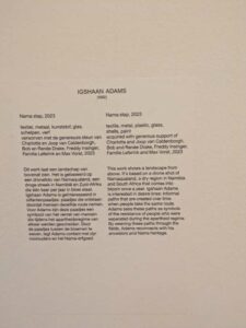 Image from the Stedelijk Museum in Amsterdam, September 2025